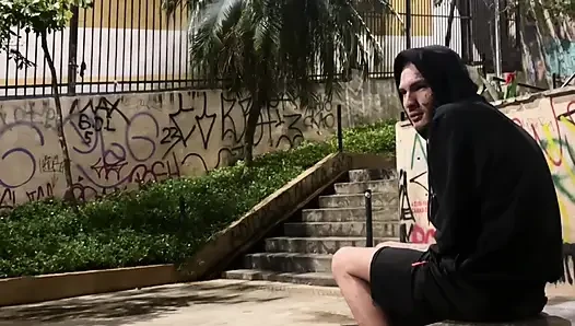 Sao Paulo'nun en işlek caddelerinden birinde seks