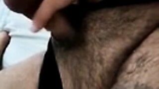 My cock is hard and hairy