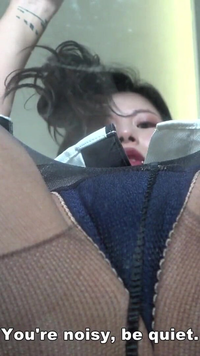 Masochist employee who is made into the chair of a sadistic female boss | Clip 1