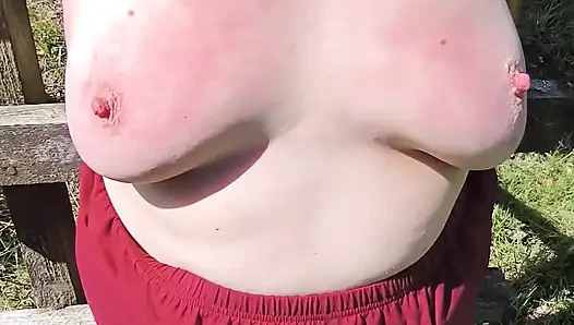 Tits banging on high stand
