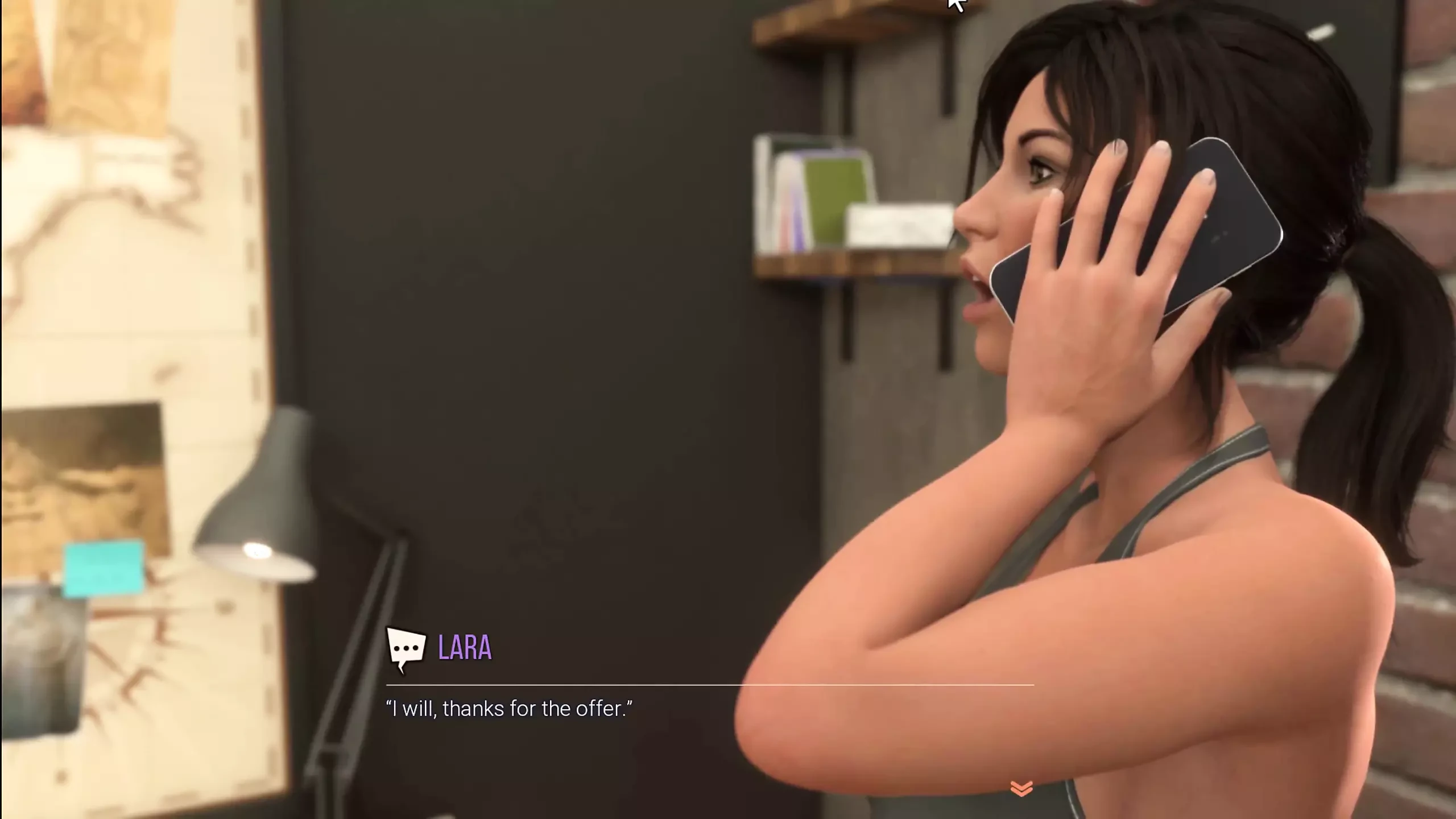 Croft Adventures 3 Lara levou um grande pau preto e adorou