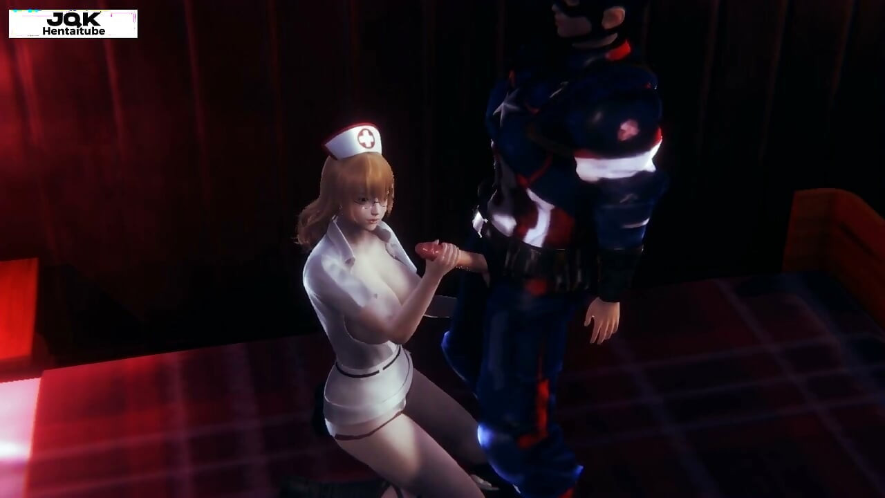 Captain America and the Nurse - Hentai 3D 06