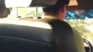 The uber driver takes my dick