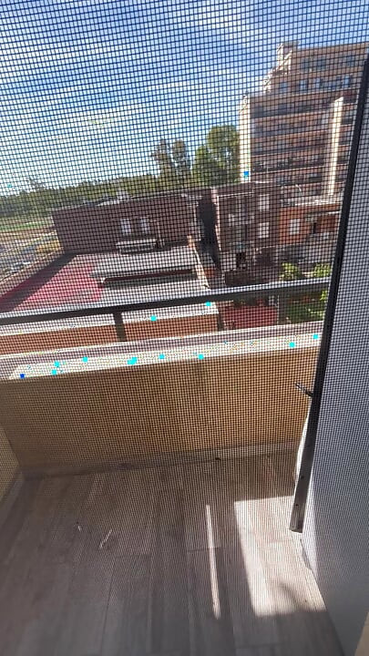 Too horny I cummed from the balcony almost caught by the neighbors