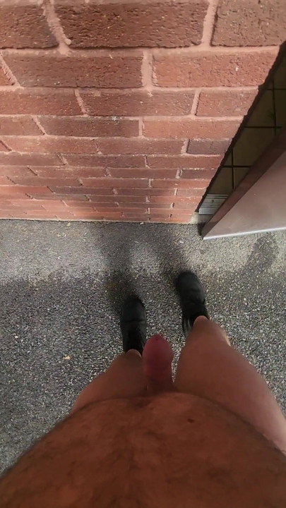 Spectacular moment from "Naked in public with only shoes on."