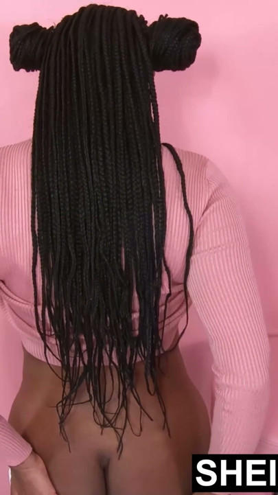 Sweet Treat Shoved Inside My Asshole And Brown Pussy, Ebony Babe Sheisnovmeber Stripping Out Of White Panties | Clip 1