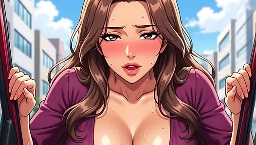 Married Woman Has Hot Secret Sex with Stepbrother After Laptop Delivery While Husband Waits Outside (ai Generated)