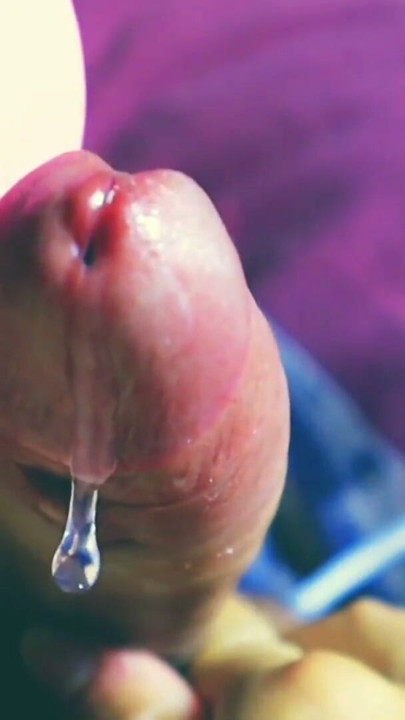 plentiful streams of lubrication from the penis after a long abstinence and strong vibration for a super erection | Clip 1
