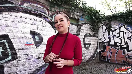 German scout - tante girang semok latina roberta faganelli di ruangan casting tanpa kondom