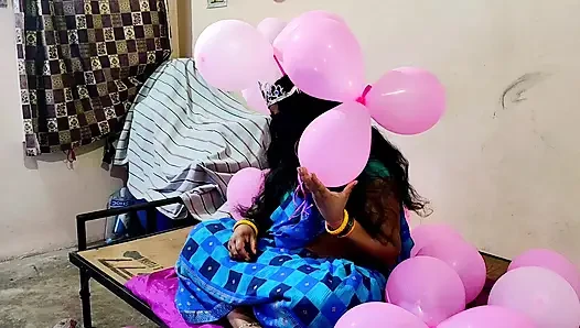Indian Housewife on Her Birthday