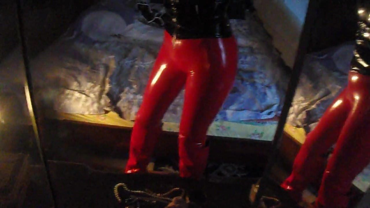 vinyl leggings