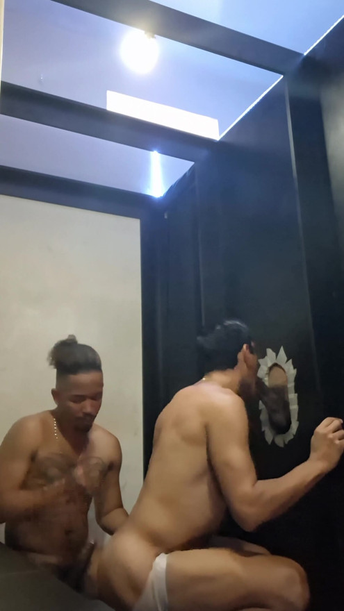 They used my cock while they butt each other, they suck it non-stop and how hard it gets. | Clip 1