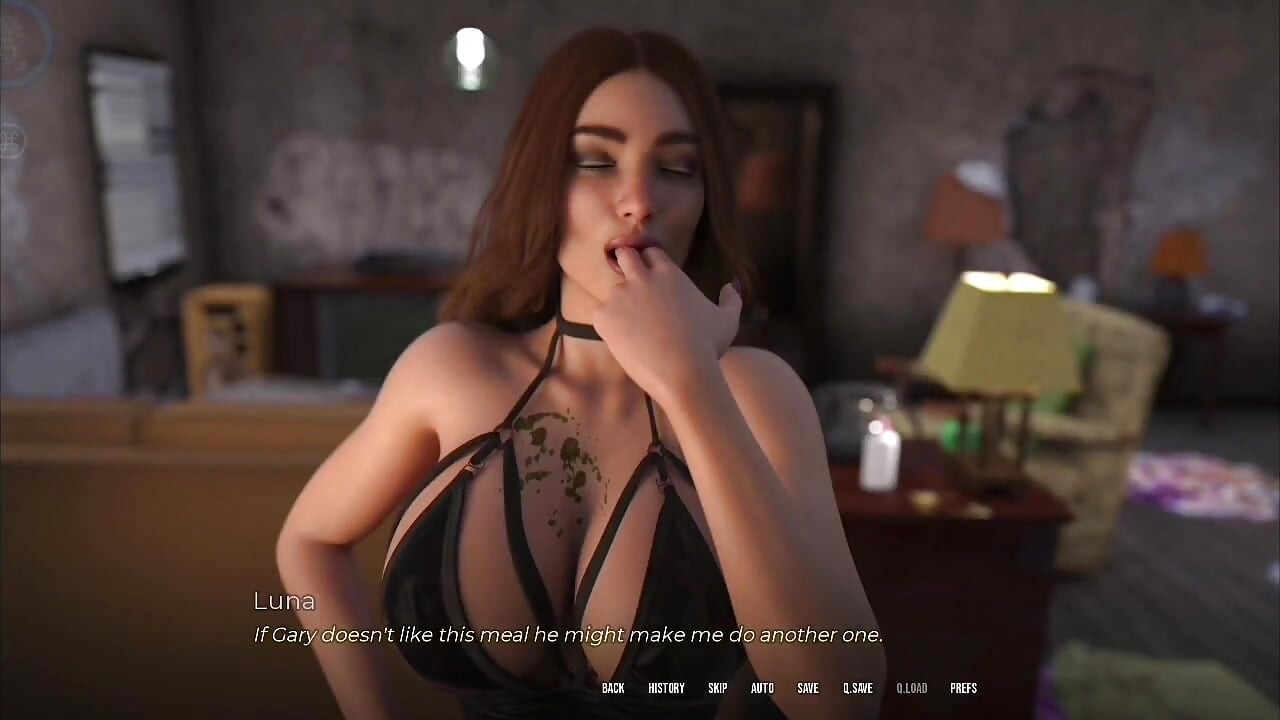 În Securitate - Luna curăță apartamentul bătrânului pervers Gary