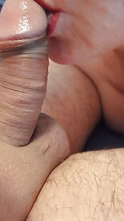 Pervert wife suck my dick nice and slow