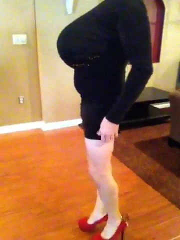Black dress.