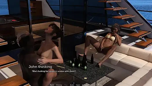 Tacos. Ehemann beobachtet, wie der muskulöse typ seine frau hart auf der Yacht versohlt und hämmert und sie mit rotem arsch und vollgespritzter muschi gelassen hat