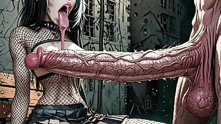 AI DUNGEON SLUTS VIDEO COMPILATION 23 - GOTH BABE BAILEY