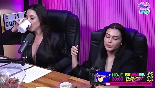 Bruna carlos dan luciana picchi si cewek hot lagi asik ngomong jorok