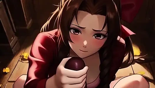 Aerith spielt in neuem hentai von würzigen toons