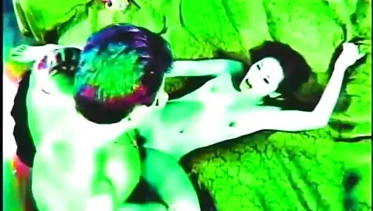 Horny asian slut plays blindfold games