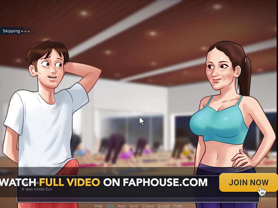 Summertime saga - jessy lagi asik muasin dirinya sendiri