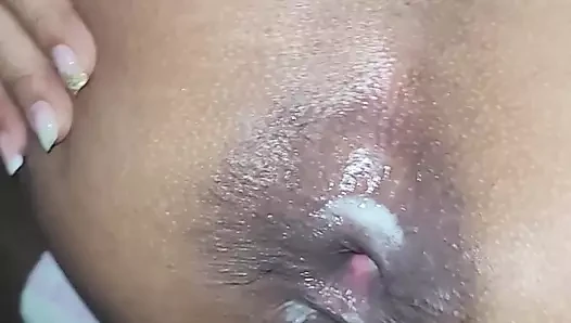 Opening my ass to be blown by my male