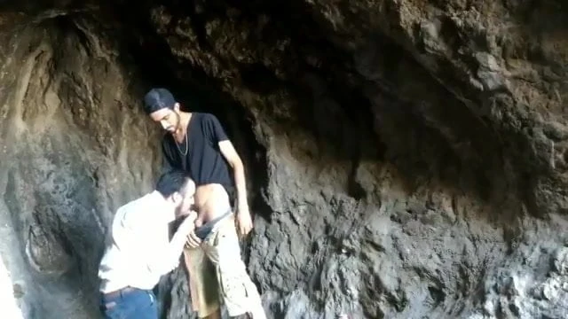 in the cave