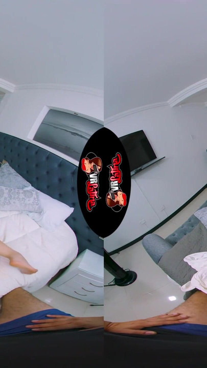 Spectaculair moment uit "VRLatina - schattigste latina wordt wakker voor seks VR"