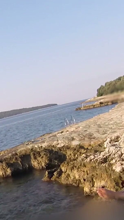 Teen teacher sucks my cock in a public beach in Croatia in front of everyone - it's very risky with people near- MissCreamy | Clip 1