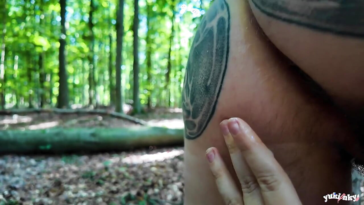 A Voyeur in the Forest Fucks 2 Bitches