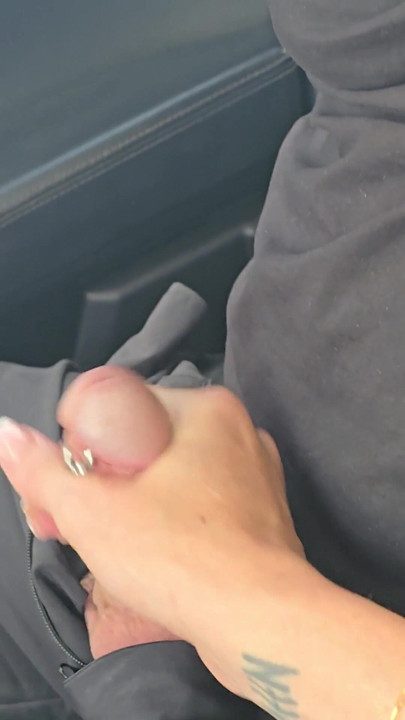I use his cock like a gear stick as he drives | Clip 1