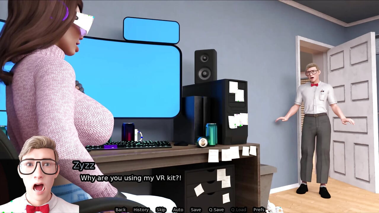 Sexbot - Sam sedang duduk di muka saya
