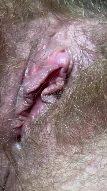 Unforgettable moment from "Close up vibrator orgasm big clit hairy pussy cumming hard"