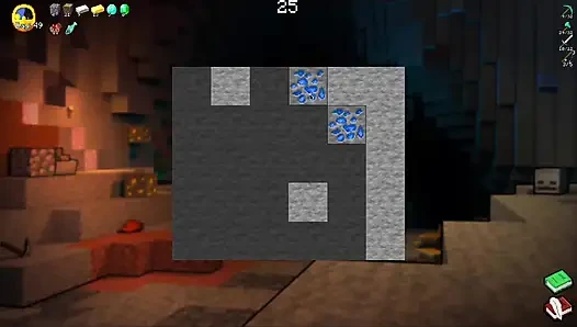 HornyCraft Пародия на Minecraft - Jenny дает Стиву горячую ногами для алмаза! (Хентай геймплей)