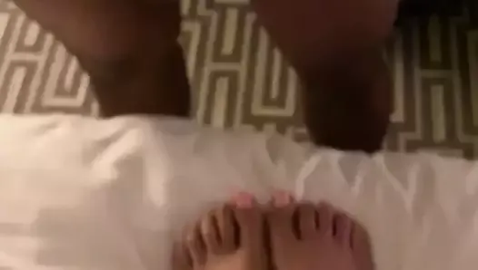 Big Cumshot on feet