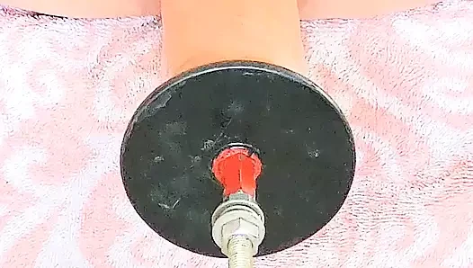 Rakaman dekat kongkek pantat mesin