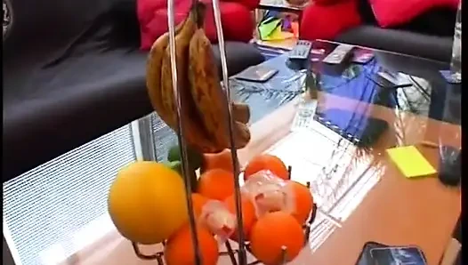 Busty housewife jizzed in mouth during hard sex with her hubby