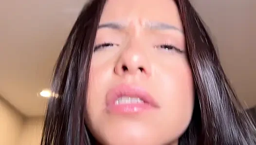 POV, du schießt bei einem date mit einer heißen latina und gibt ihr einen massiven zucht creampie