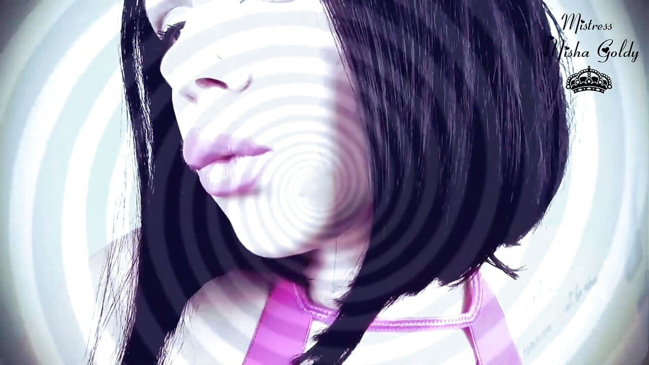 Glossy pink lips and big tits mesmerize with joi and cum countdown
