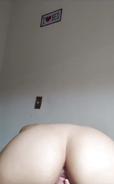 The View of Her Ass Going up and Down on My Dick. Even More so When She Looks Back.