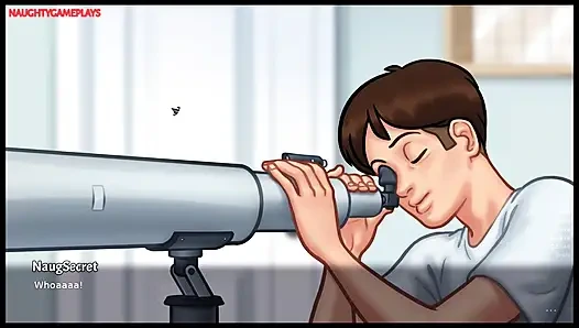 Summertime Saga Part 26 By DarkCookie - Busty Stepsis Gets Her Pussy Lick By Lucky Stepbro