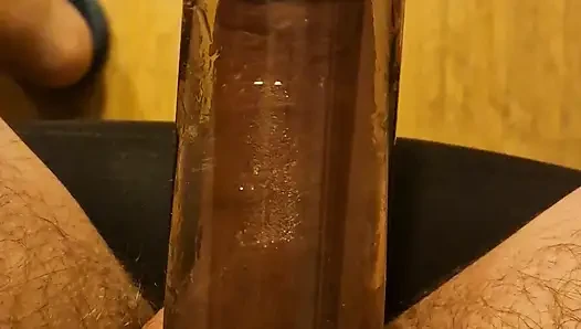 Pompa ve ses çalma seansı -- yumuşak silikon çubuklar