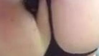 German Whore anal bound gagged dildo