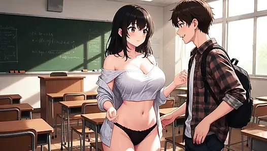 Anime Porn: fucked a classmate