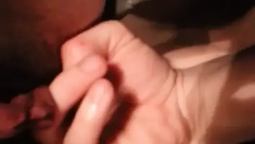Fingering and Fucking Her Pussy at The Same Time