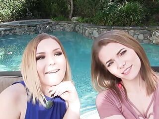 Kayli Moon Tagged Along with Stacy May so This Became a Threesome!