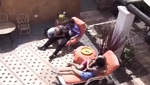 French Babes Making Lucky Guys Cum in Threesome