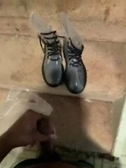 Cum on clear boots