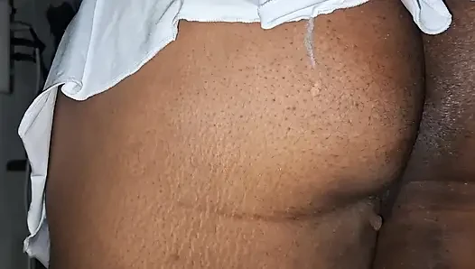 IT WENT VIRAL! EVANGELICAL BELIEVER GOES TO CHURCH WITHOUT PANTIES, PASTOR FILMED HER PUSSY IN WHITE DRESS.