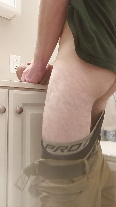 Having fun with my sex toy